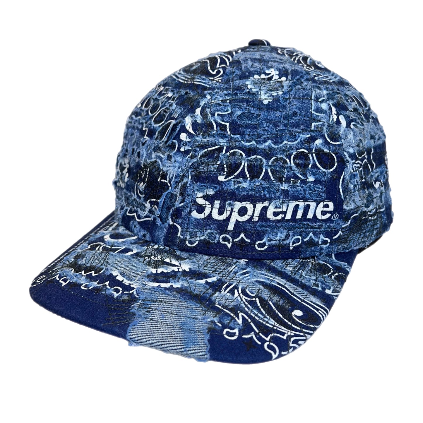 Distressed Bandana Boro (Indigo)
