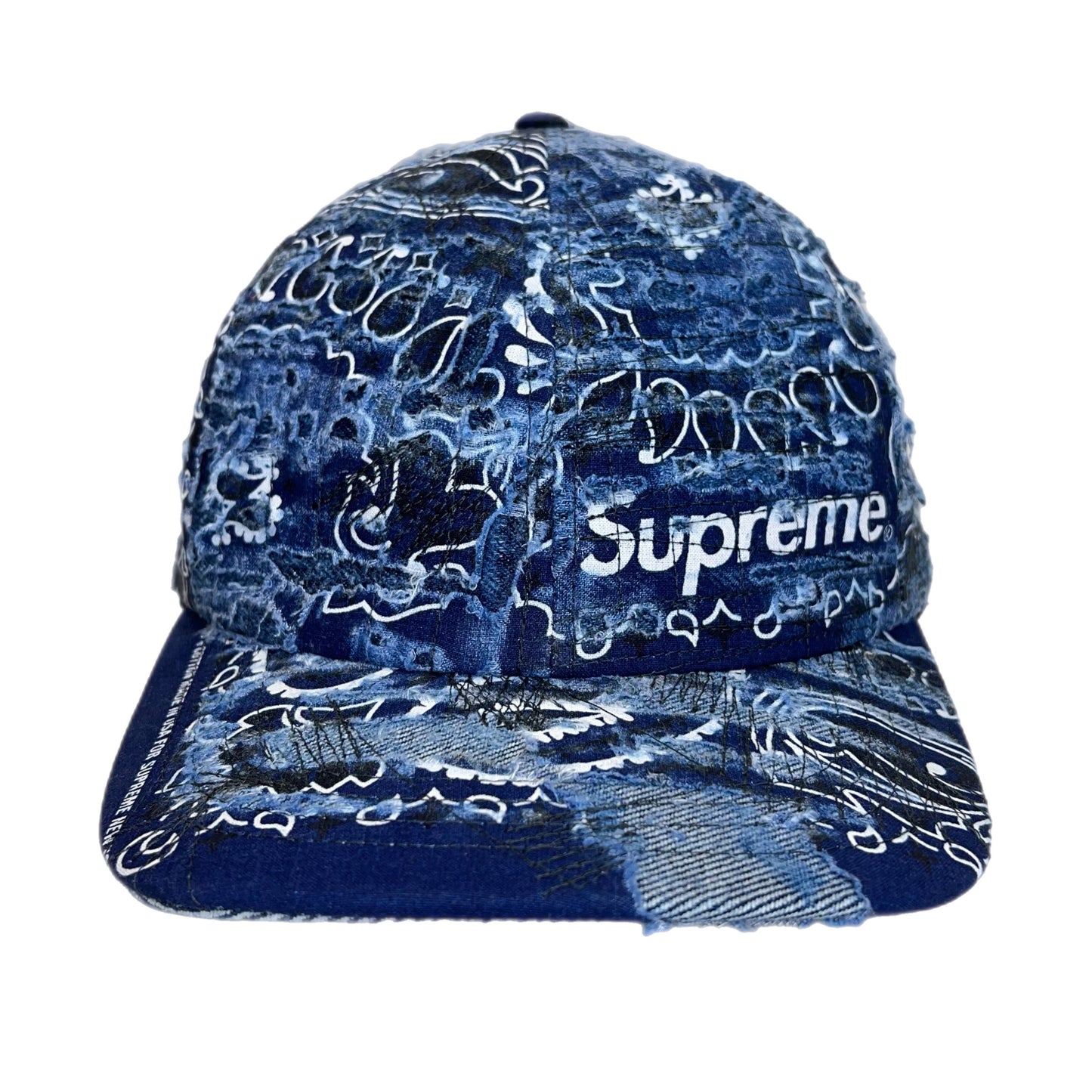 Distressed Bandana Boro (Indigo)
