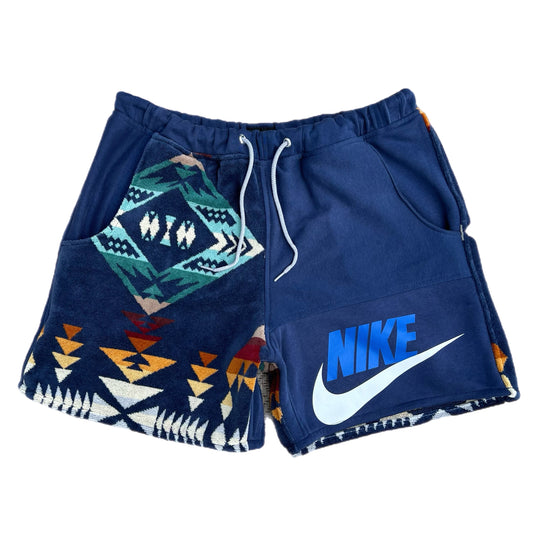 Split Towel Shorts (Midnight Sky)