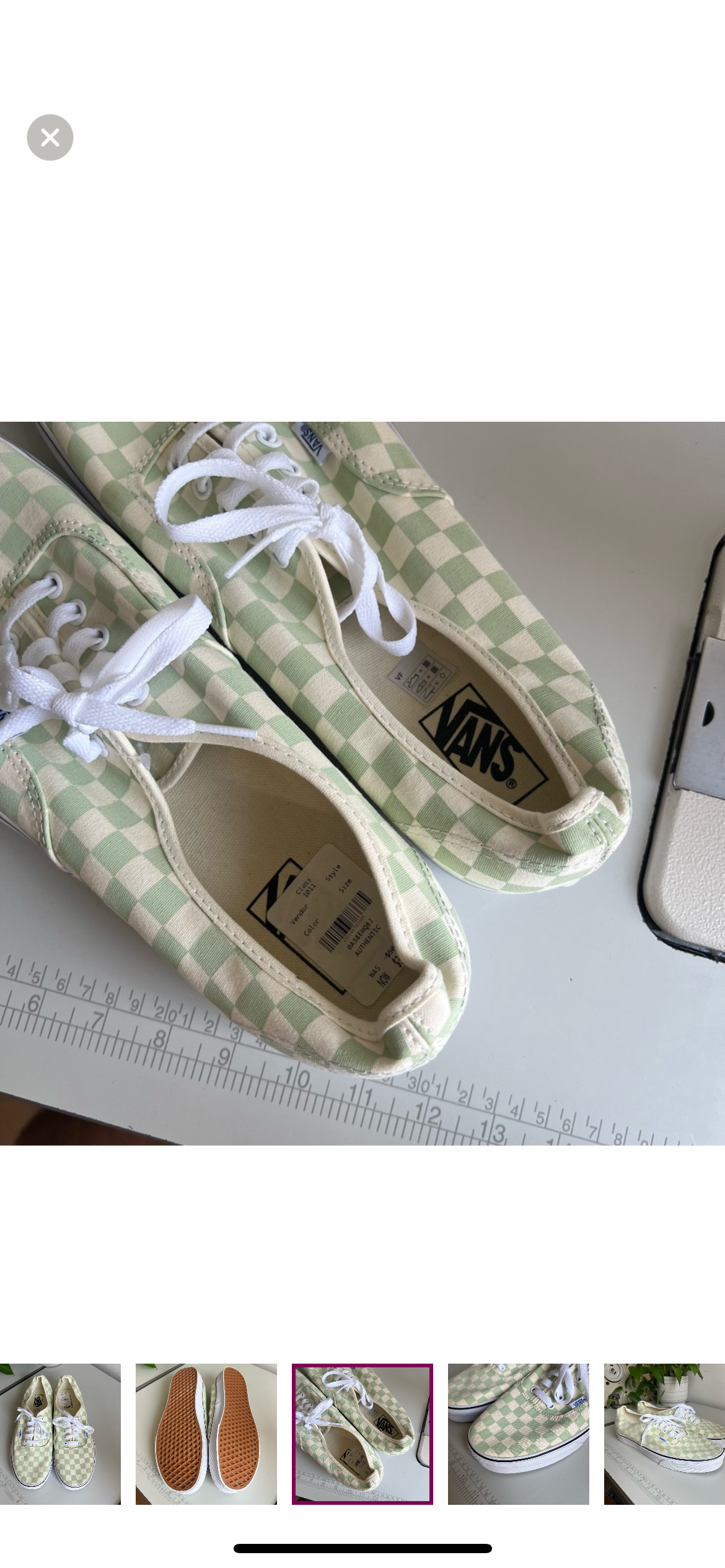 Vans Authentic Low Checkered (M13/W11.5)