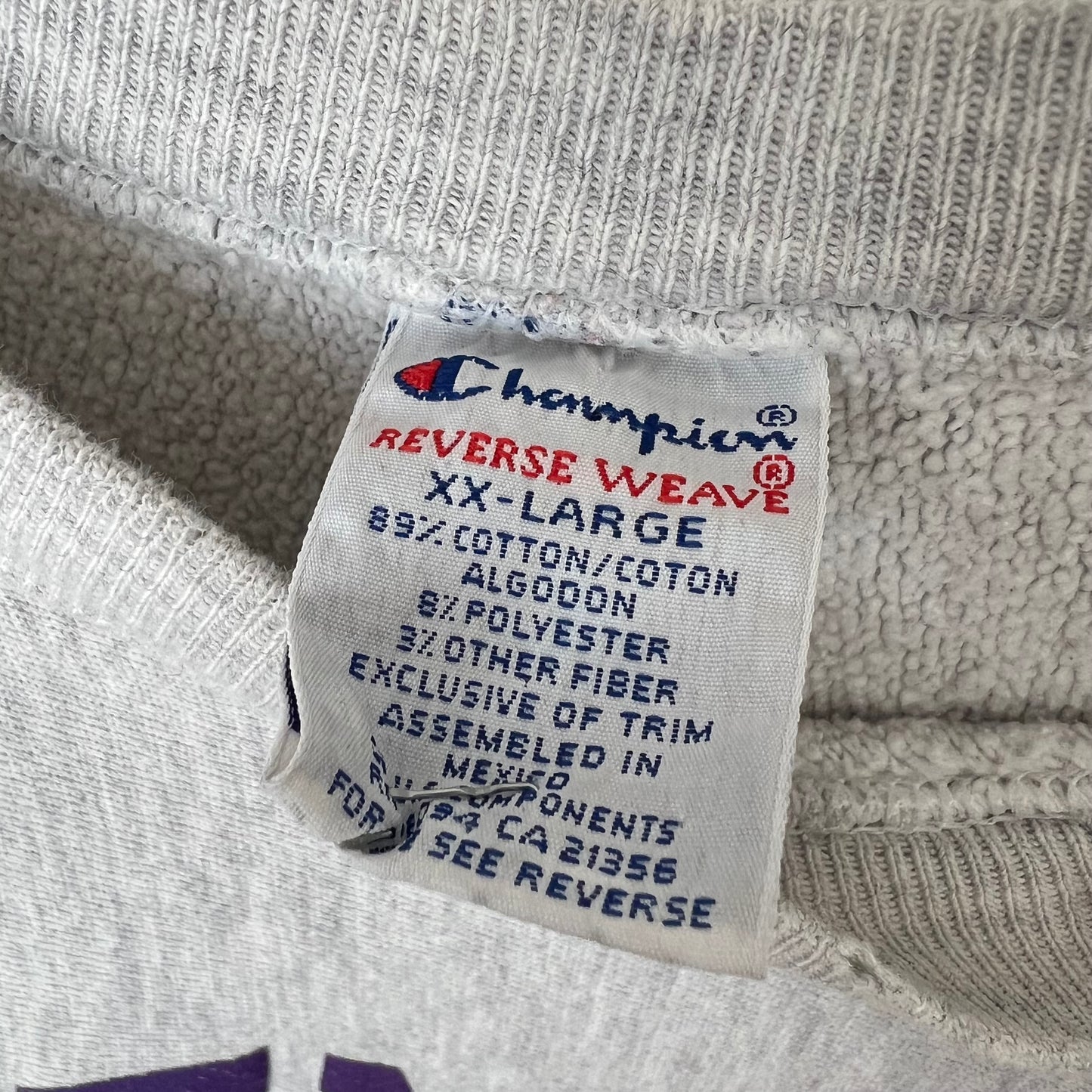 Vintage 90s Clemson Football Reverse Weave Champion Sweatshirt